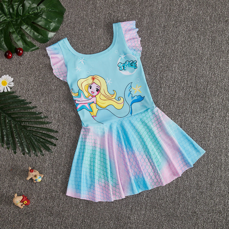 德国韩版新款儿童泳衣女童中大童小童夏季女孩连体游泳衣温泉泳装