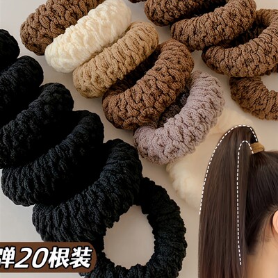 采购产品新加厚和加厚头发配件加宽头发橡皮筋发带高马尾高弹性和