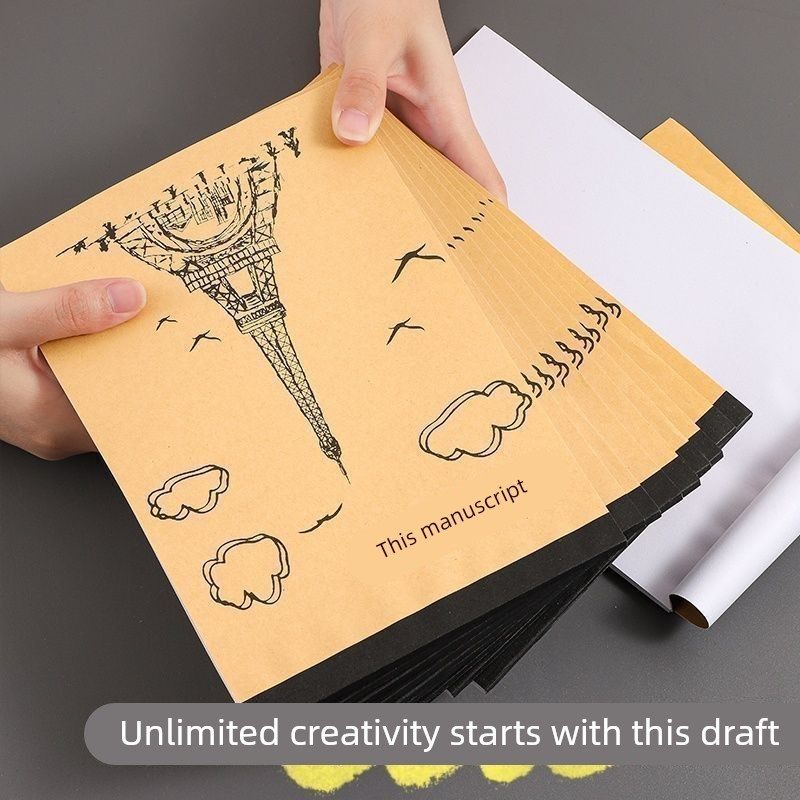 加厚100页草稿纸考研草稿本护眼学生演算高中生空白草稿本便宜