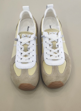 春季新款阿甘鞋女红蜻蜓专柜BC72000112时尚运动休闲真皮德训鞋女