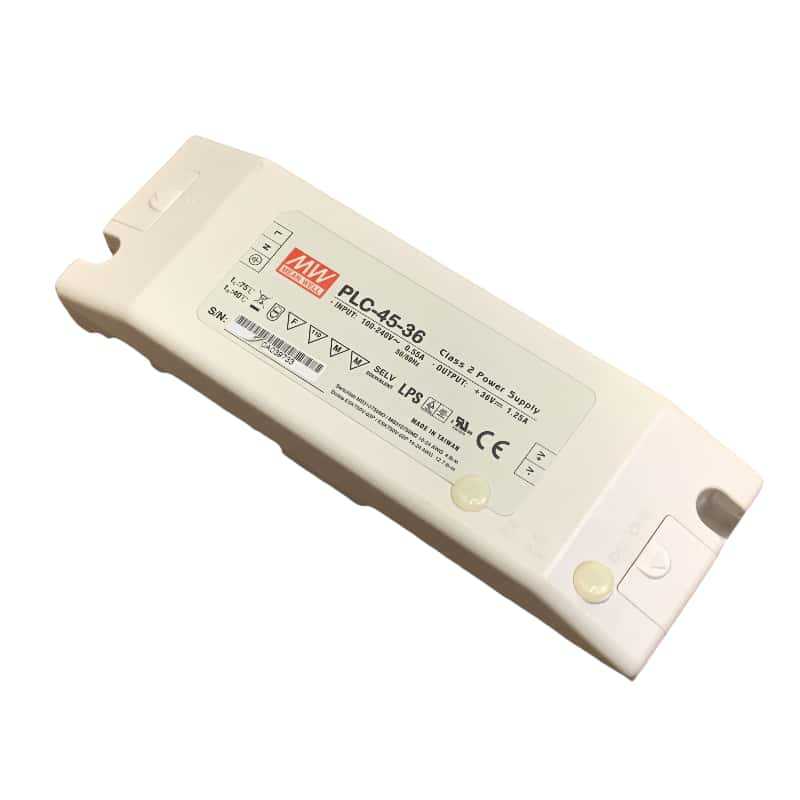 明纬电源 PLC-45-27   45W单组输出LED开关电源Class 2电源