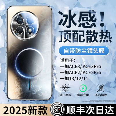 顺丰丨适用一加13磁吸磨砂壳