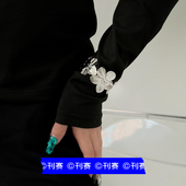 KANSAI环绕花朵手镯ins冷淡风开口设计手环甜酷百搭可当臂环饰品