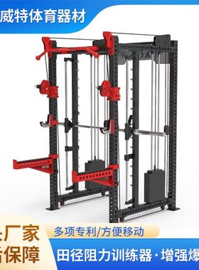REP深蹲架史密斯小飞鸟龙门架半框全框家用健身器材国标75x75x3mm