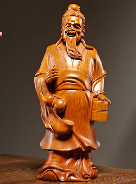 花梨木雕神医华佗像摆件实木质家居客厅药房柜台装饰红木工艺礼品