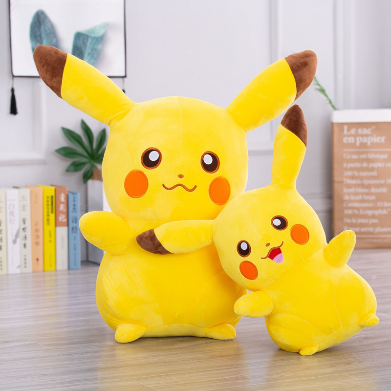 高档经典皮卡丘毛绒玩具神s奇宝贝皮卡丘公仔挂件女生礼物玩偶儿