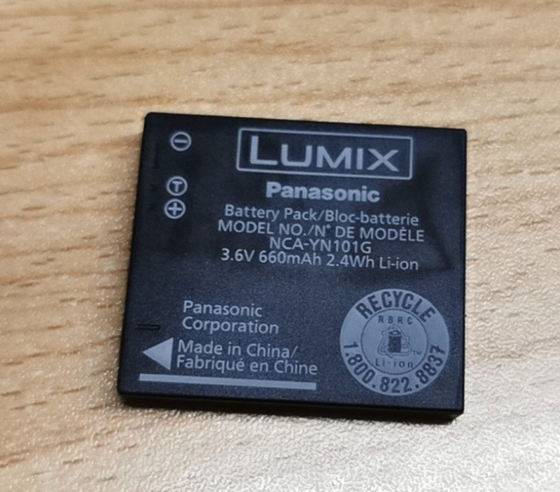 适用 松下DMC-S1 S2 S3GK TS20 TS30 数码相机电池YN101G/BCK7