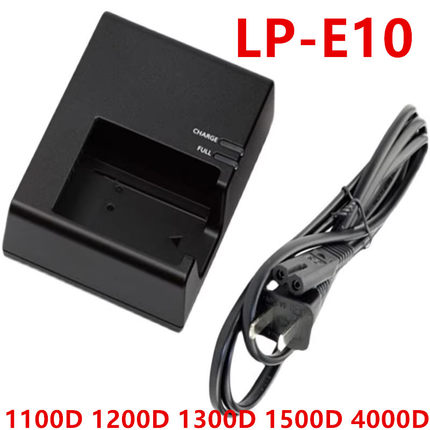 适用 1100D 1200D 1300D 1500D 4000D 单反相机电池充电器 LP-E10