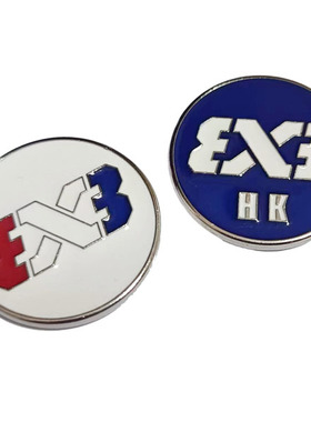 FIBA3X33V33*3三人篮球赛裁判挑边器选边器挑边币硬币