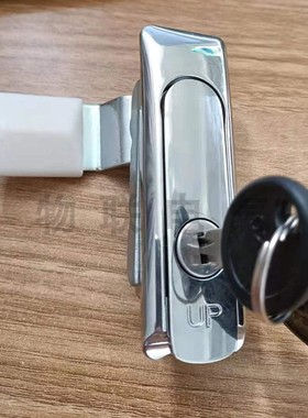 MS607门锁开孔23*63 AB425-1X锌合金电柜门锁KAU102-4K出口机箱锁