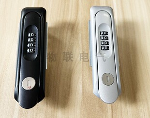 机柜锁 MS891锌合金密码 门锁 特斯拉充电桩4位密码 锁 工业电柜密码