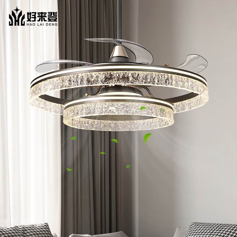 隐形风扇灯2025新款轻奢高级客厅