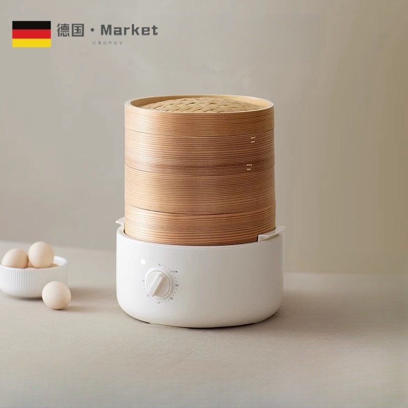 德国竹笼电蒸锅家用多功能大容量锅小笼包馒头包子早餐机蒸煮一体,厨房电器,电蒸锅/台式电蒸箱/肠粉机,淘宝优惠券,粉丝福利购,淘宝优惠卷