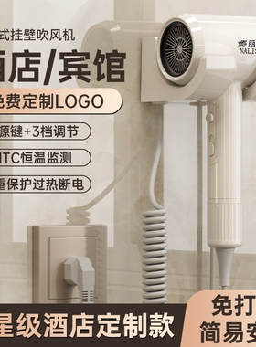 酒店民宿专用电吹风机高速免打孔