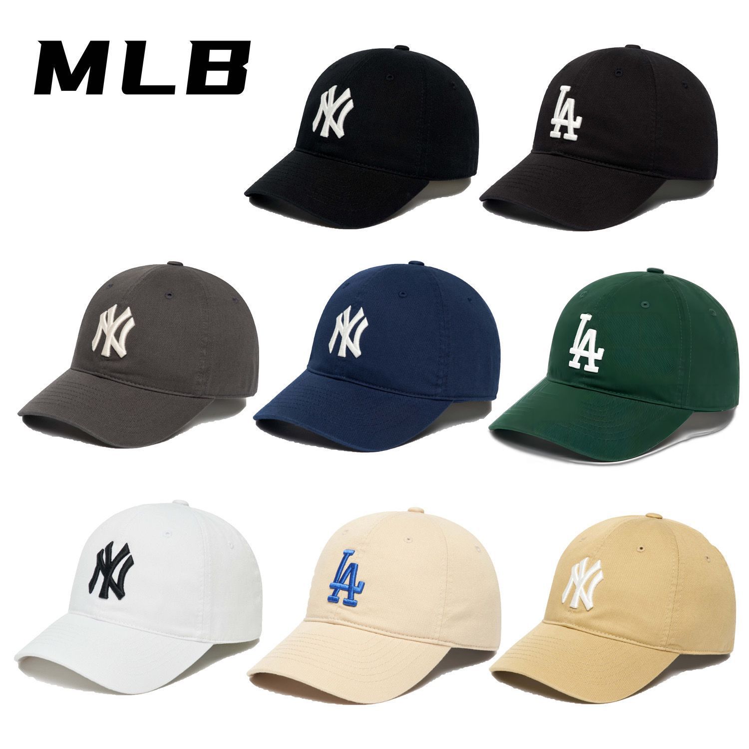 mlb帽子女新款时尚la鸭舌帽纽约cp66大头围防晒ny棒球帽男显脸小