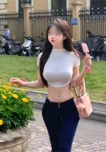 半高领微透夏季短款显身材T恤女