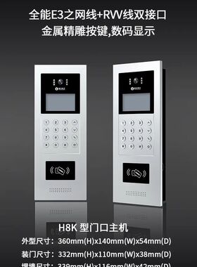 原装星光楼宇可视对讲主机电路板线路板维修配件E3SAVC-GKH8K模块