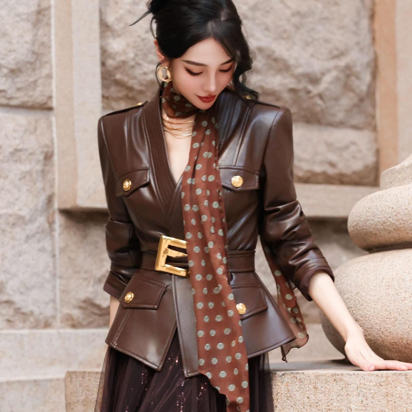 韩版复古风女士气质文艺丝巾