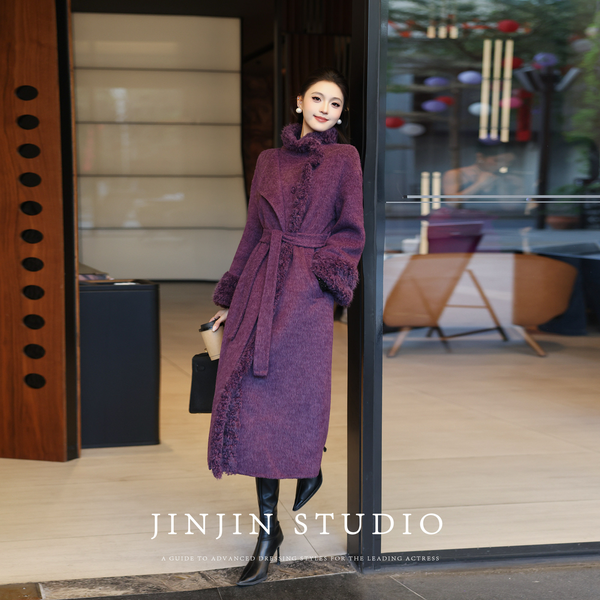 MD进进原创【星澜梦境】2026新款时尚洋气设计感双面羊毛大衣外套,女装/女士精品,毛呢外套,淘宝优惠券,粉丝福利购,淘宝优惠卷