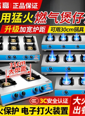 志高煲仔炉商用多头燃气灶天然气