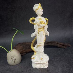 天女散花百花仙子嫦娥玉兔仙子神像供奉保家姑娘仙女佛像摆件塑像