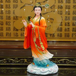 新款树脂七仙女神像家用佛堂供奉保家姑娘七公主真身神像佛像塑像