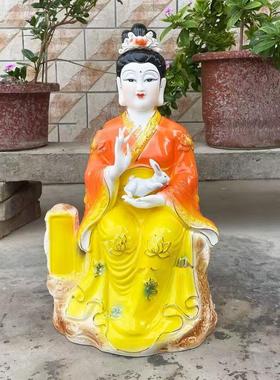 陶瓷九天玄女娘娘神像摆件