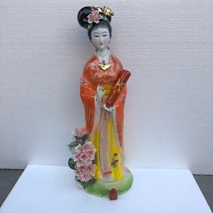 陶瓷七仙女神像居家供奉桃花牡丹仙子塑像七公主保家姑姑姑娘佛像