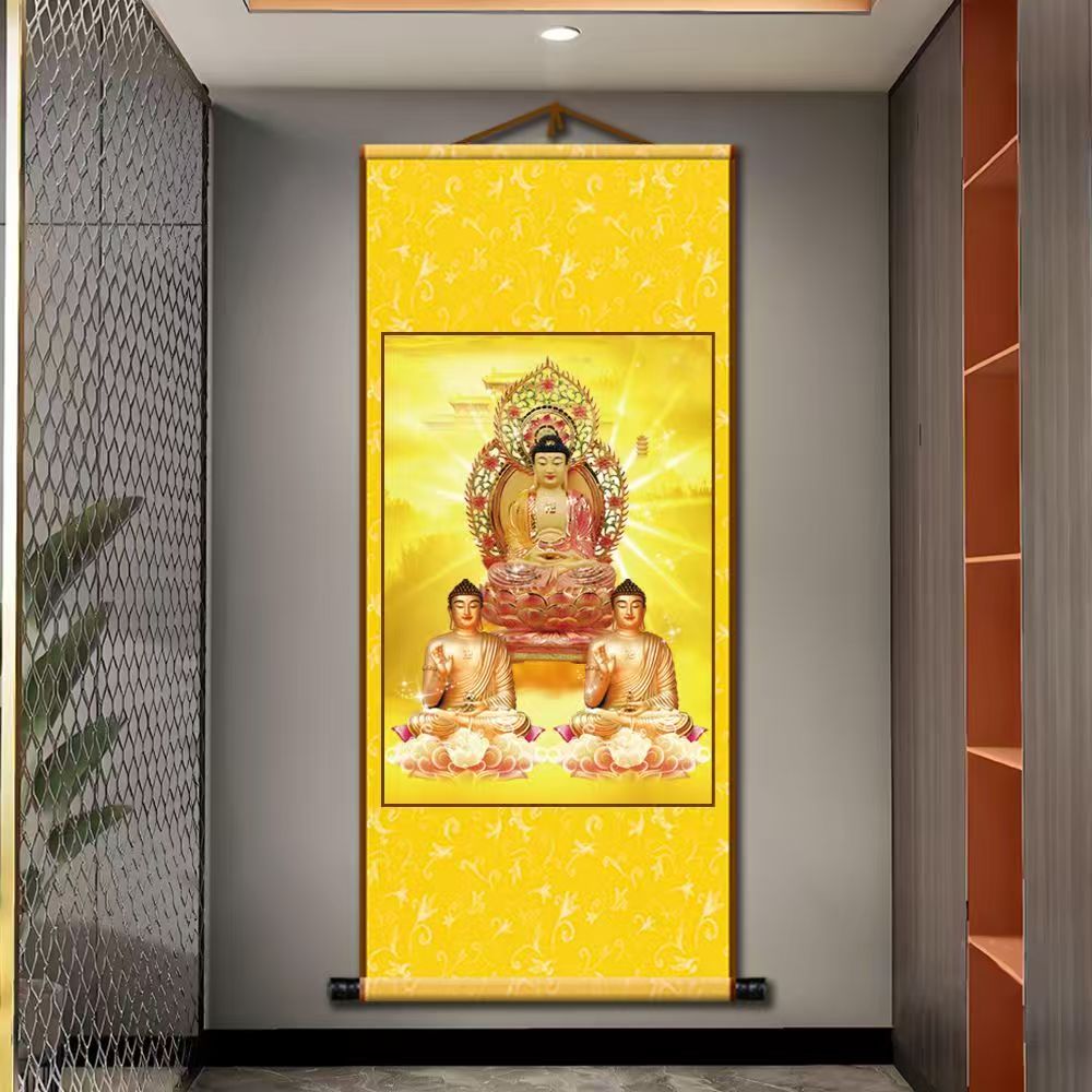 新款如意国画字画客厅玄关装饰画