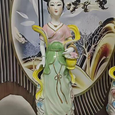 金童玉女童男童女神像摆件