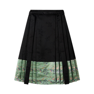 植木女童裙子2025新款儿童裙子半裙秋冬中大童连衣裙马面裙童装