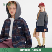 儿童衬衫 外套童装 2026春新款 男童衬衫 中大童复古休闲衬衫 植木