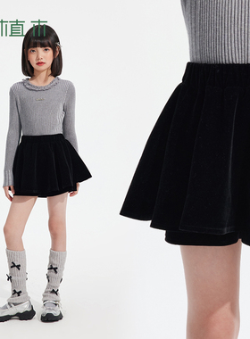 植木童装 儿童半身裙2025冬季新款中大童A字甜美裙子女童半身裙