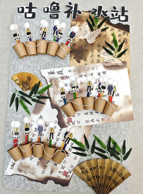 幼儿园环创材料咕噜补给站