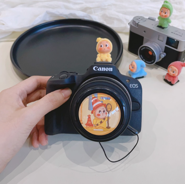 可爱卡通镜头盖热靴盖适用于佳能尼康富士索尼ZVE10R50200DXT5等