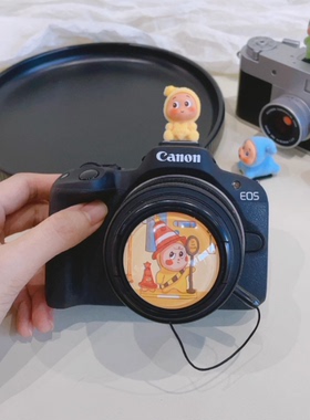 可爱卡通镜头盖热靴盖适用于佳能尼康富士索尼ZVE10R50200DXT5等