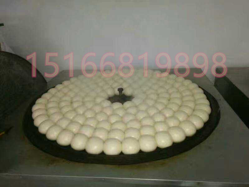 厂家直供商用电锅贴机220/380v烤黄底馍机燃气款自动旋转锅贴馍机