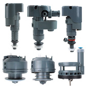 智能马桶排水阀配件气动进水阀自动感应冲水漏水出水止水MOJU智能