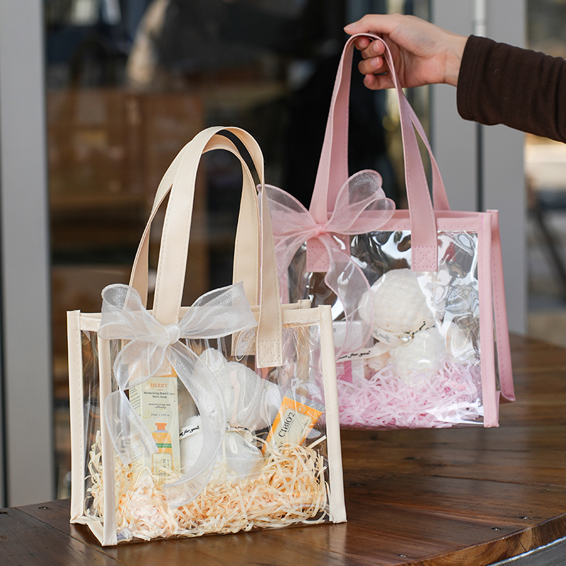 高档透明手提袋礼品开业伴手礼