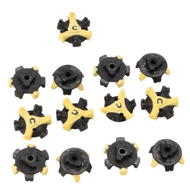 送起钉器 高尔夫鞋钉 C字三角卡扣快速钉GOLF球鞋鞋钉 耐磨耐用