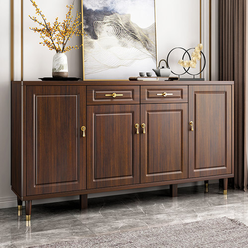 鞋柜家用门口新中式储物柜一体靠墙实木玄关柜新款2025爆款收纳柜