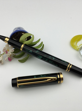 法国WATERMAN/威迪文俊杰200man200金属绿珍漆笔杆宝珠笔无芯无盒