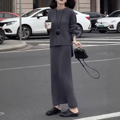 日本gentle motto秋季新款时尚小众设计感不规则上衣半身裙女