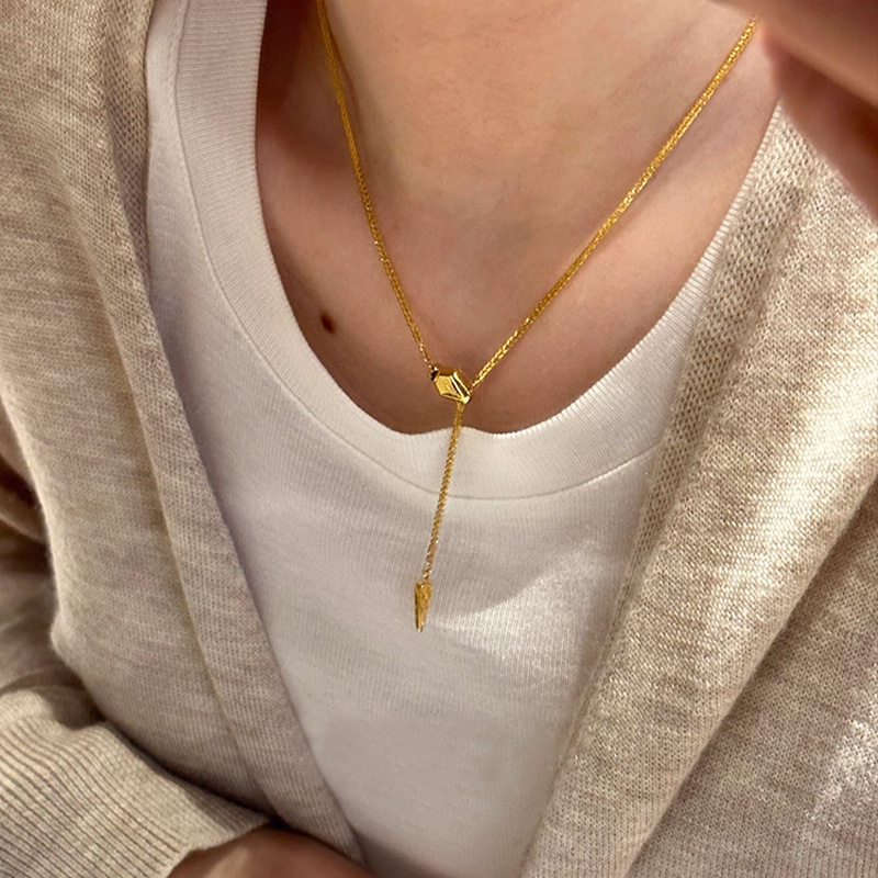 日本gentle motto本命蛇年项链配饰女夏季轻奢高级感小众毛衣