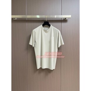 潮流圆领短袖 纯色简约弹力透气韩版 t恤男潮 2026新款 欧洲站夏季