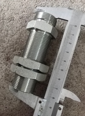 叉车配件合力液压油缸接头JT6021-26011LGB直通隔板接头