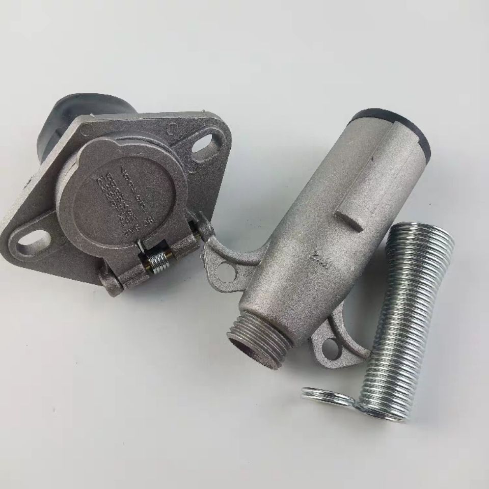 半挂车电源连接线七孔插头7芯插座大货车通用纯铜芯abs/ebs插头座