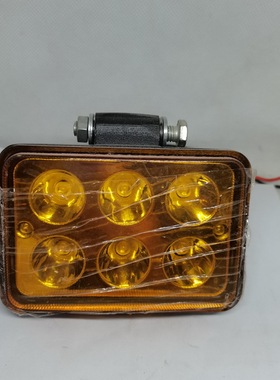 3寸反光杯黄色货车led射灯汽车12伏24V超亮倒车灯工程拖拉机前