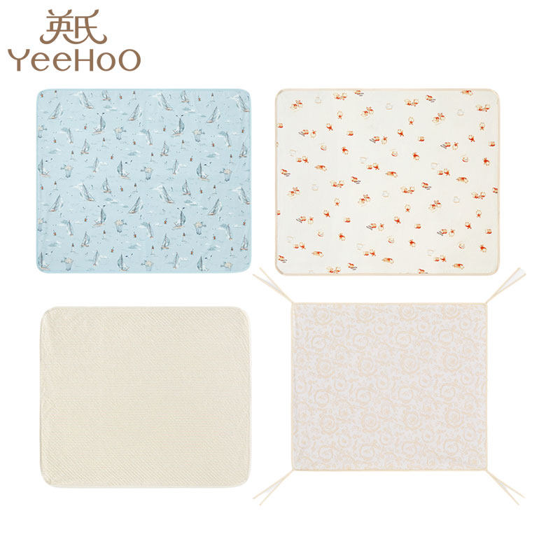 英氏婴幼新生儿床品四季男女宝宝纯棉针织防水隔尿垫巾双面用,婴童尿裤,隔尿垫巾,淘宝优惠券,粉丝福利购,淘宝优惠卷