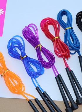 添胜中高考体育比赛竞速跳绳学生健身运动软pvc塑料减脂可调节绳